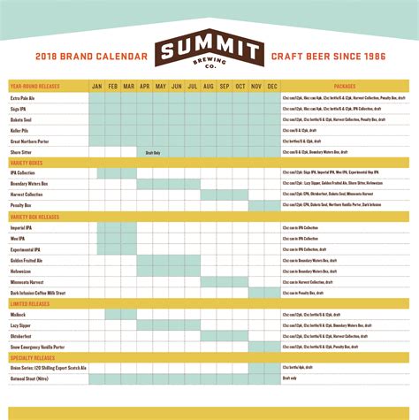 Summit Calendar